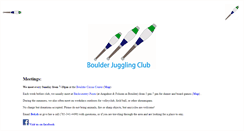 Desktop Screenshot of boulderjuggling.com